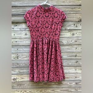 Xhilaration Mock Neck Skater Dress, Size Small